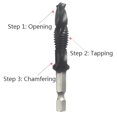 thumbnail image 4 of Hex Shank M35 Compound Tap Screw Open Hole Tappe Chamfering Integrated Tap, 4 of 9