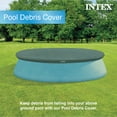 thumbnail image 4 of Intex 10 Foot Easy Set Round Above Ground Swimming Pool Vinyl Cover, Blue, 4 of 11