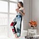 thumbnail image 5 of Balery Circular Lighthouse Pantalones de pijama para mujer, pijamas ultraligeros, pantalones de estar por casa-Medium, 5 of 6