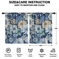 thumbnail image 2 of Blackout Kids Curtains,Pioneer Flower Floral Print Pattern Childrens Insulated Curtains Set Of 2,Bedroom Essentials,Toddler Room Decor 42"x54", 2 of 5