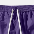 thumbnail image 6 of EOYWHK Men Quick Dry Athletic Shorts with Pockets Elastic Waist Breathable Jogging Shorts or Men Soft Casual Activewear Lightweight Purple, Size M, 6 of 6