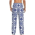 thumbnail image 3 of Balery Men'S Porcelain Chinaware Pants,Sleepwear Pants,Pajama Pants,Pj Bottoms Drawstring And Pockets-Small, 3 of 9