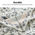thumbnail image 4 of PANGUSHAN 100% Cotton 120"x120" Oversized California King Bedspread Coverlet Quilt Set, Cal King Quilted Bedspread Extra Large Wide Quilt, Floral XL Bed Spread Lightweight Comforter, 3pc, Navy/Pink, 4 of 13