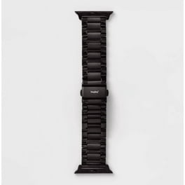 Heyday Metal Link Smart Watch Band for Apple Watch 38 40 41mm Black Walmart