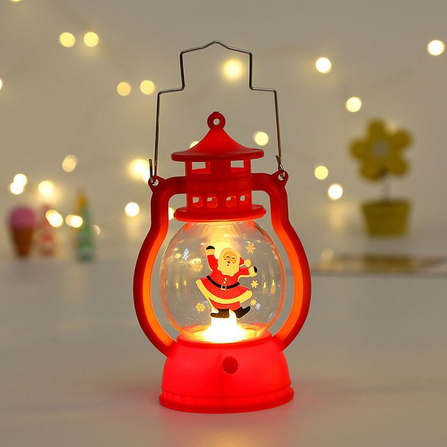Luces LED decorativas para Navidad, lámpara de viento, Papá Noel, muñeco de nieve, luz Led para luces de Feliz Navidad, regalo, adorno de Navidad