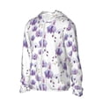 thumbnail image 2 of Fotbe Orchids Flowers Men's Women's UPF 50+ Sun Protection Jacket Hooded Cooling Shirt with Pockets Hiking Outdoor Performance-Large, 2 of 9
