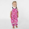 thumbnail image 3 of TOOYOU Toddler Boys Girls Romper Waterproof Rain Pants Youth Fishing Waders Waterproof Breathable Hunting Waders Lightweight Waders Outdoor Hot Pink Size 6-7 Years, 3 of 7