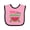 Pink and Black, variant on Inktastic First Birthday Watermelon Boys or Girls Baby Bib