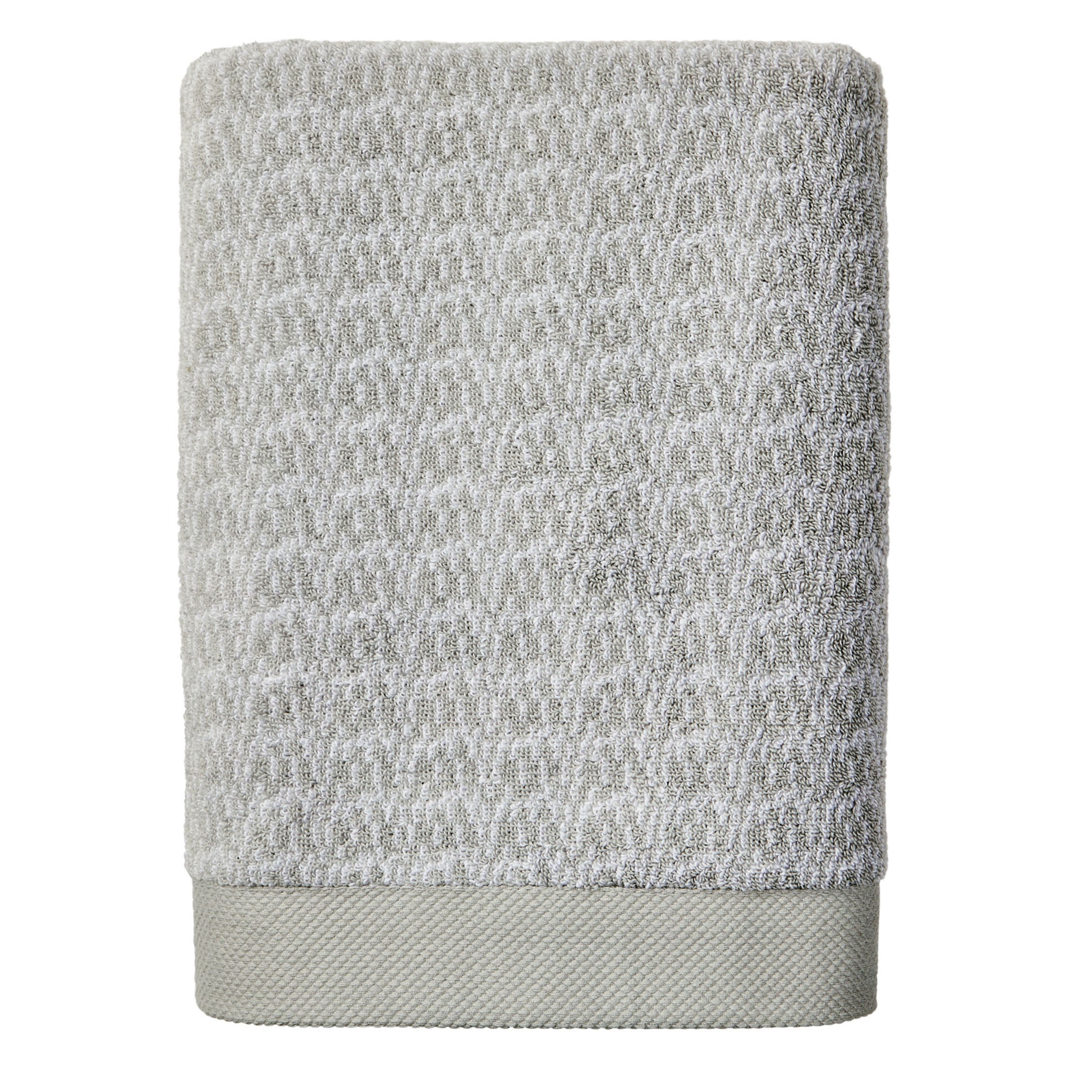 Better Homes & Gardens Signature Soft Cotton Melange 6 Piece Bath Towel Set, Soft Silver