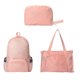thumbnail image 3 of Sonducket portátil plegable de Color sólido para hombre y mujer, bolsa impermeable con cremallera, para acampar, senderismo, teléfono, botella Envolturas para manijas de equipaje Rosado Sonducket AP011407-03, 3 of 6