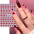 thumbnail image 4 of Adhesivos para uñas ZASKHLD 3D autoadhesivos con forma de corazón de San Valentín, 6 unidades, 4 of 9