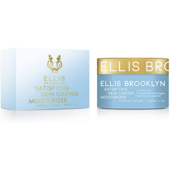 Ellis Brooklyn Hydratant Satisfaisant pour la Peau - Hydratant Facial avec Squalane & Niacinamide Crème Hydratante Soin de la Peau