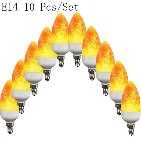 

Clearance Sale E14/E12 LED Flame Effect Fire Light Bulbs Flickering Fire Atmosphere Decorative Lamps