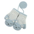 thumbnail image 2 of Dyfzdhu Children Warm Gloves Windproof Padded Mitten Cute Baby Plush Kids Gloves Sky Blue, 2 of 3