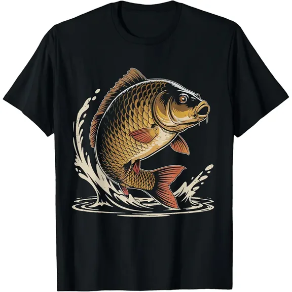 Common Carp Fishing Gift Angler Tackle Fish T-Shirt