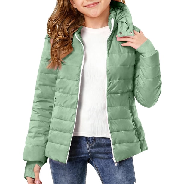 Abrigo de invierno cálido con capucha para niños, chaqueta ligera y gruesa acolchada de algodón, abrigo para niños