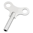 thumbnail image 1 of Accesorio de llave para dar cuerda al reloj, herramienta de reparación portátil y ergonómica de acero para relojes de madera, salones, dormitorios, Blanco, 1 of 10