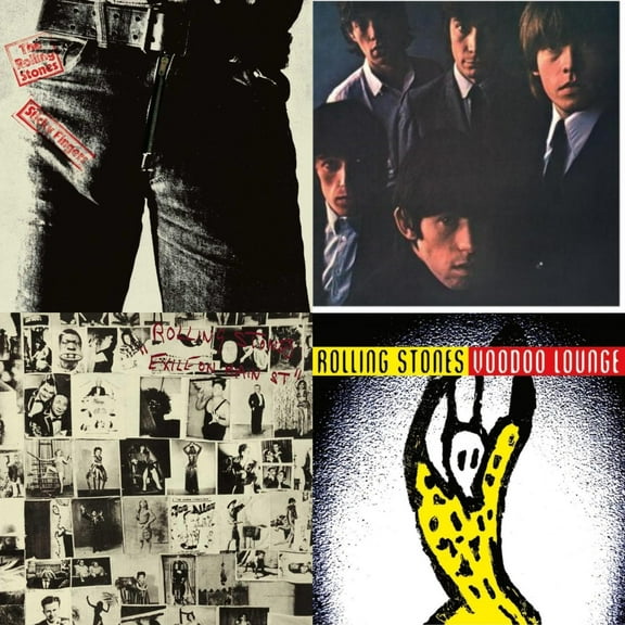 Sticky Fingers & Rolling Stones No.2 (180G) & Exile On Main Street (2LP) & Voodoo Lounge (30Th Anniversary) (Red/Yellow Vinyl/2LP)