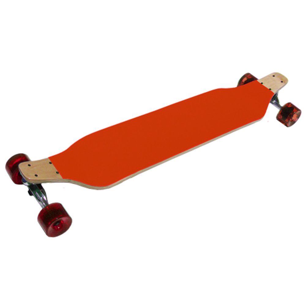 RED LOWRIDER DROP DOWN 40 in SPEED SKATEBOARD LONGBOARD