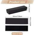 thumbnail image 2 of 12 Pack Black Necklace Cardboard Jewellery Box 7x1.7x1.3" Kraft Paper Box Long Jewellery Gift Box with Sponge for Necklace Jewelry Valentine's Gift Packaging, 2 of 9