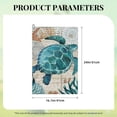 thumbnail image 4 of Lsque Watercolor Sea Turtle Premium Golf Towel - Ultra Absorbent and Quick Drying Microfiber Towel with Carabiner - Gift for Men -24" X 16", 4 of 8