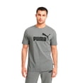 thumbnail image 3 of Playera Puma ESS Logo Tee para Hombre 586666-03 gris S, 3 of 4