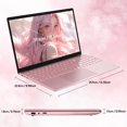 thumbnail image 6 of Auusda 15.6" Business Laptop, 32GB RAM 1TB SSD, Windows 11 Pro Computers, N5100 CPU, Pink, 6 of 11