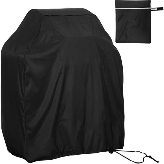 Waterproof Outdoor 2 Burner BBQ Grill Cover with Adjustable Straps
