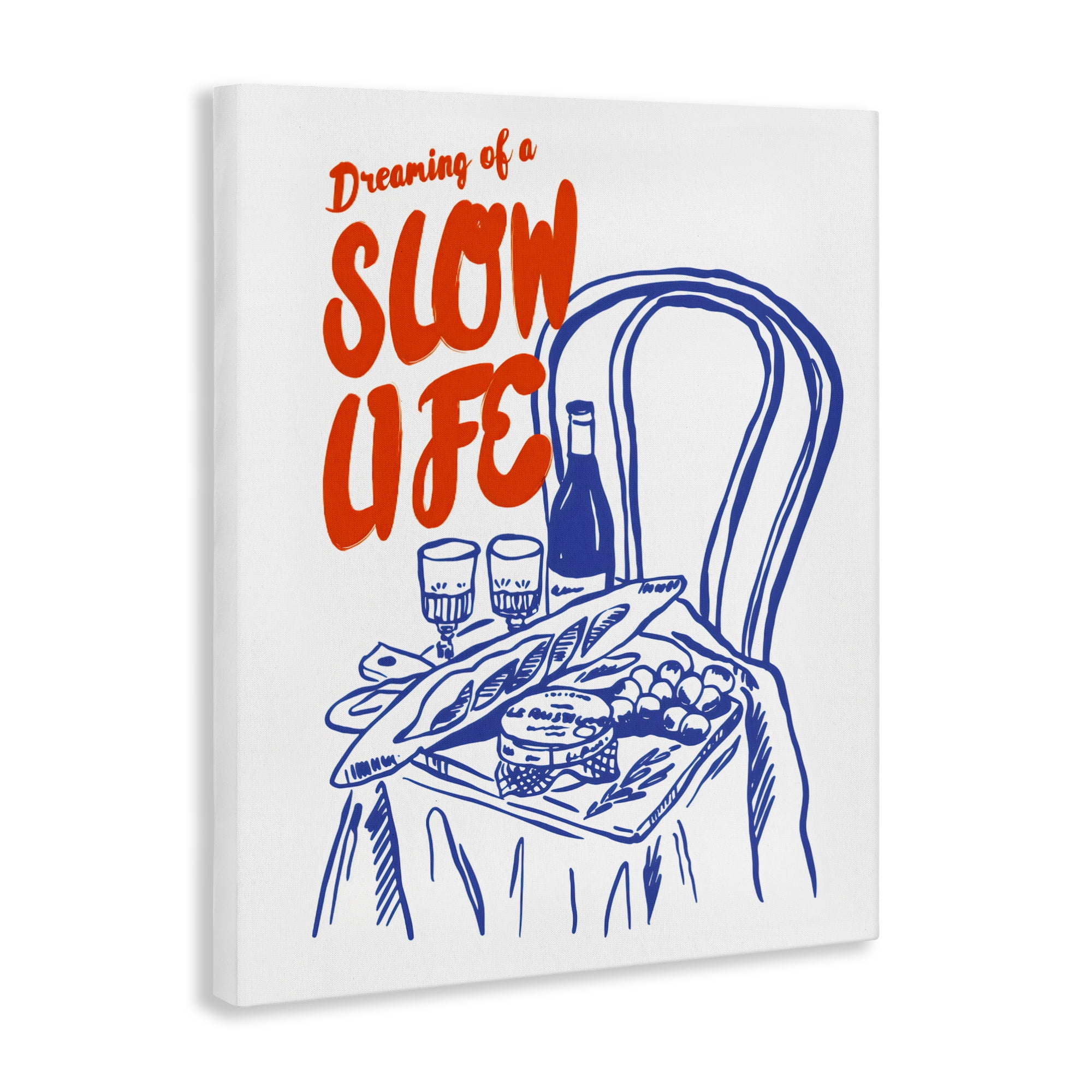 Stupell Industries Dreaming Of A Slow Life Canvas Wall Art, design by The Prints Vibe