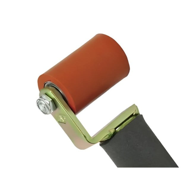 AJC Tools 170-2R-TSF 2" Seam Master Silicone Seam Roller with Cushioned Threaded Steel Handle