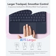 thumbnail image 4 of ESR Flex Keyboard Case Compatible with iPad 11th Gen (A16) & 10th Gen (10.9"), Ultra-Light Magnetic Detachable Keyboard, Writing/Viewing Modes & Larger Trackpad, Blue, 4 of 9