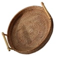 thumbnail image 3 of Rattan Basket Fruit Container for Home Use 1Pcs Handmade Storage Basket, 3 of 3