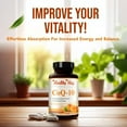 thumbnail image 6 of Healthy Way CoQ10 Supplement, Antioxidant Support for Heart Health & Energy, 400mg, 200 Capsules, 6 of 7