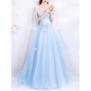 Unomatch Junior Long Skirt Lace Decoration Beautiful Wedding