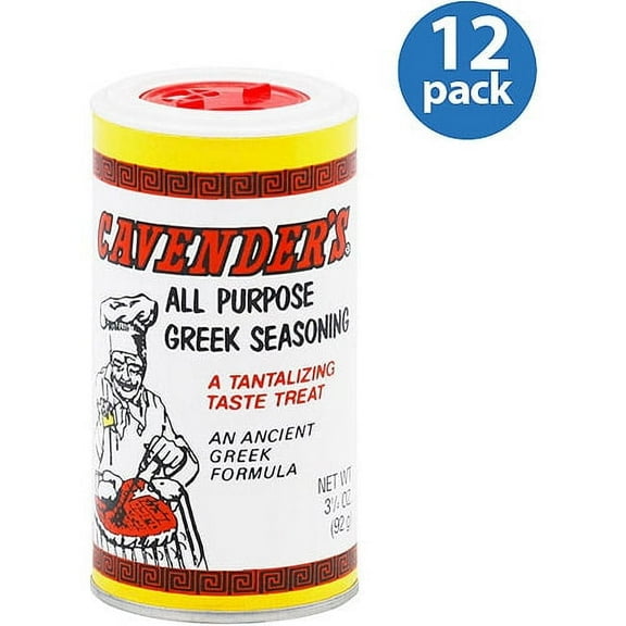 Cavender's All Purpose Greek Seasoning, 3.25 oz, (Pack of 12)
