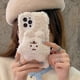 thumbnail image 2 of Cartoon Doll Toy iPhone 13 Pro Max Case, Fluffy 3D Cute Plush Fur Animal Soft Cover Compatible with iPhone Case (iPhone 13 Pro Max, Anygry Little Whit, 2 of 4