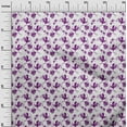 thumbnail image 2 of oneOone Cotton Poplin Purple Fabric Florals Fabric For Sewing Printed Craft Fabric By The Yard 56 Inch Wide, 2 of 4