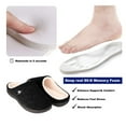 thumbnail image 3 of EUROPEAN SOFTEST Men's Memory Foam Slippers, Indoor/Outdoor Clog Style, French Terry Lining, 3 of 4