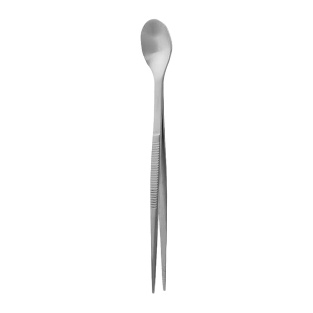 Cuchara de degustación de acero inoxidable con mango ergonómico, pinzas para chef, herramienta de cocina para probar condimentos con precisión, asar, freír y ensaladas.