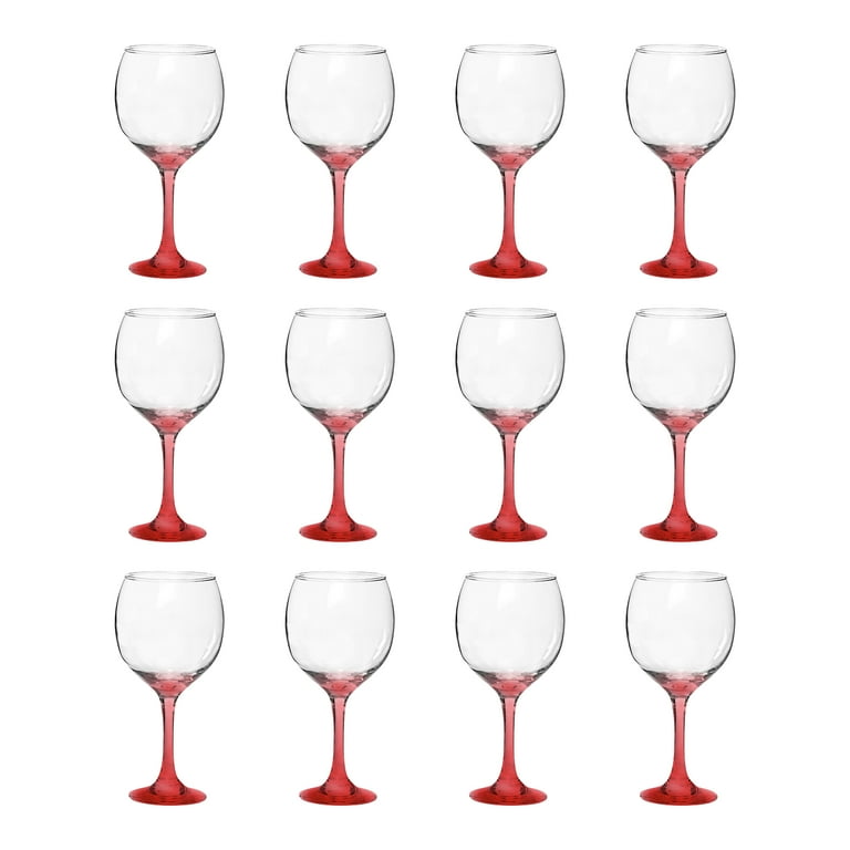 Premiere Wedding Wine Glasses 20.5 oz. Set of 12, Bulk Pack - Restaurant  Glassware, Perfect for Red Wine or White Wine - Red 