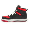 thumbnail image 3 of AIRWALK SAFETY Men's Arena Mid Composite Toe EH Work Shoe Black/Red - AW6451, 3 of 6