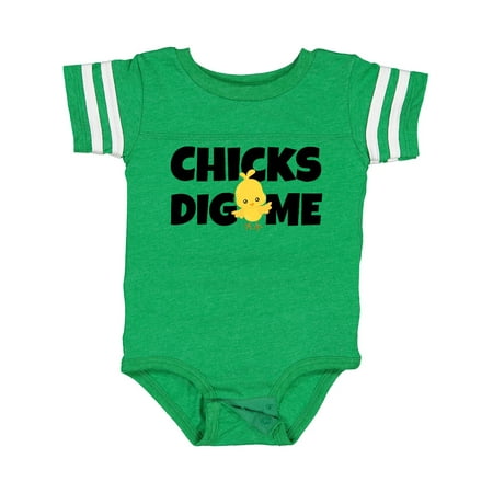 

Inktastic Chicks Dig Me Gift Baby Boy Bodysuit