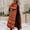 Brown, variant on Jesvior Women'S Long Down Jacket with Hood Winter Casual Thick Warm Coat Turndown Collar Long Sleeve Solid Puffer Jacket for Daily Wear