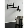 thumbnail image 4 of Kingston Brass KS3105RX Belknap Wall Mount Pot Filler Faucet, Oil Rubbed Bronze, 4 of 7
