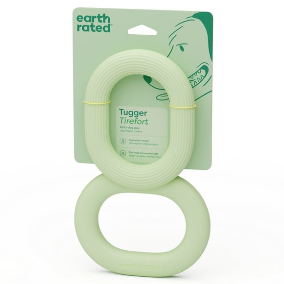 Earth Rated Tugger Dog Toy, Tug of War, Interactive Pull Toy for Dogs