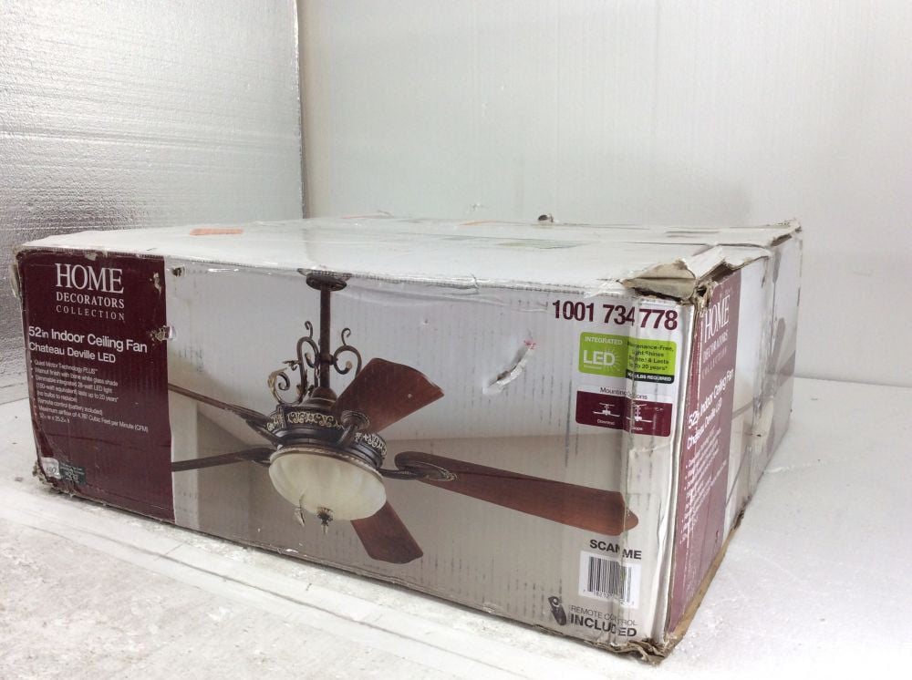 Home Decorators Collection Chateau Deville 52 In Integrated Led Indoor Walnut Ceiling Fan With Light Kit And Remote Control New Open Box Walmart Com Walmart Com Home Decorators Collection Chateau Deville 52 In Integrated Led Indoor Walnut Ceiling Fan With Light Kit And Remote Control New Open Box Walmart Com Walmart Com