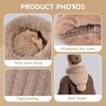 thumbnail image 4 of 2026 New 3 in 1 Beanie Hat for Women, Winter Hat with Scarf & Mask, Fleece Lined Windproof Neck Gaiter & Face Mask, 4 of 6