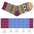 thumbnail image 3 of 5 Pairs Warm Socks for Women  Winter Socks Size Thick Wool Socks Soft Warm Casual Socks for Women Socks Christmas Socks Comfy Socks Women Fuzzy Warm Mens Warm Socks, 3 of 9