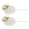 thumbnail image 2 of Toppers De Pastel De Boda, Inserciones De Pastel De Boda Mano De Obra Fina Resistente Para Decoración De Pared Para Cupcakes Cergrey Wedding Cake Decoration Props, 2 of 8