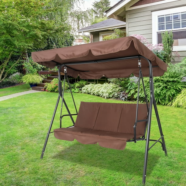 Outdoor Swing Chair, Sesslife Patio Swings with Adjustable Canopy